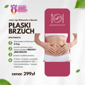 Uczucie lekkości i płaskiego brzucha od pierwszych dni diety? Tak! to jest możliwe! Poznaj unikalny pakiet Hedonistic Menu, które w 4 tygodnie doprowadzą Cię to niesamowitych efektów i płaskiego brzucha!