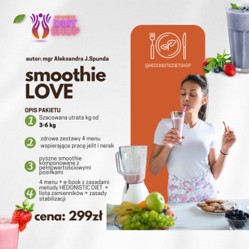 Zyskaj bezcenne uczucie lekkości połączone z przypływem energii każdego dnia! Zapomnij o głodzie na diecie! Naucz się jak komponować smoothie wraz z innymi posiłkami by wynieść max korzyści zdrowotnych i wagowych z tej formy posiłku.